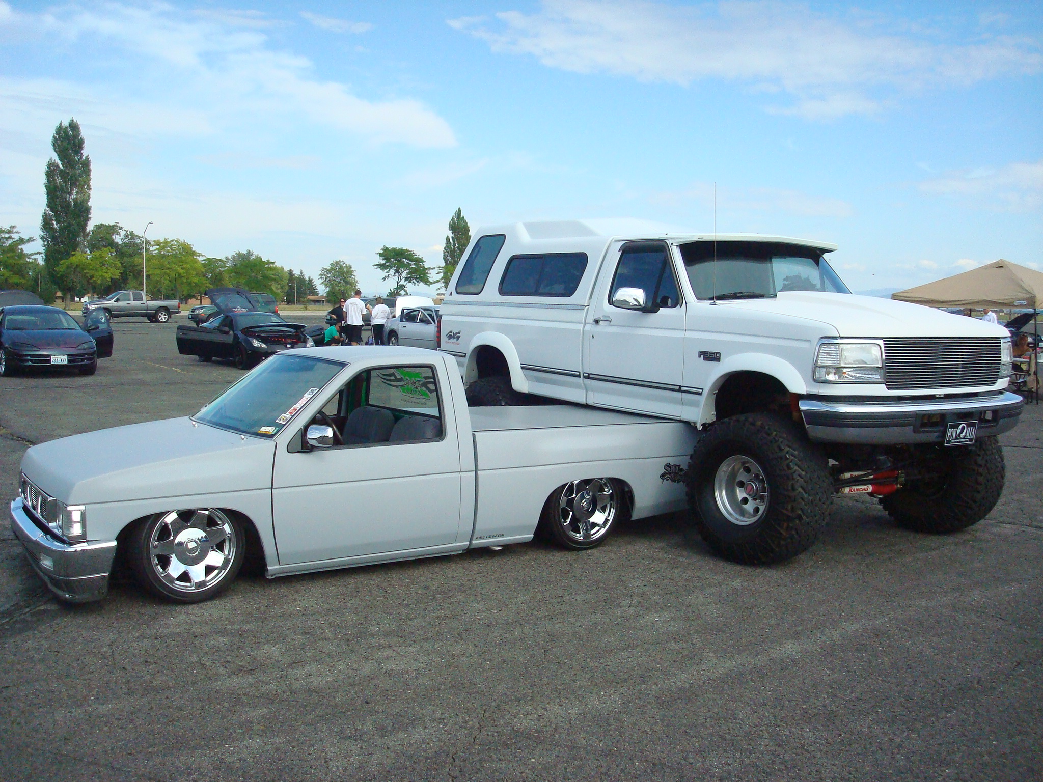 1990 Nissan hardbody hood #3